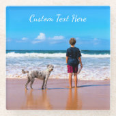 Personalisierter Untersetzer des Foto-Glases (Vorderseite)