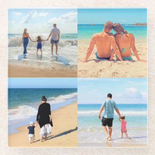 Personalisierter Untersetzer für Fotokollage