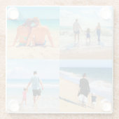 Personalisierter Untersetzer für Fotokollage (Rückseite)