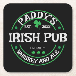 Personalisierter Untersetzer für Irish Pub