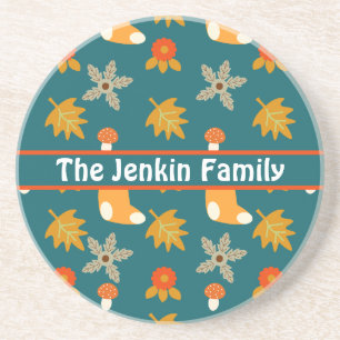 Personalisierter Untersetzer Herbst