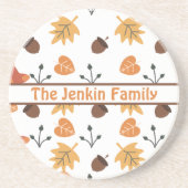 Personalisierter Untersetzer Herbst (Vorne)