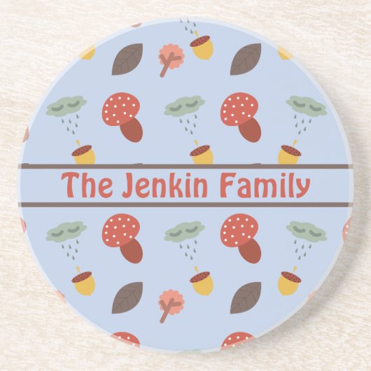 Personalisierter Untersetzer Herbst (Vorne)