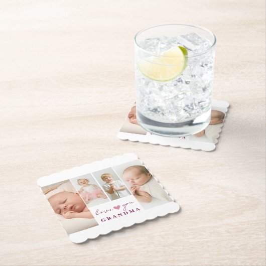 Personalisierter Untersetzer "Liebe You Oma" (Vor Ort)