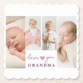 Personalisierter Untersetzer "Liebe You Oma" (Vorderseite)