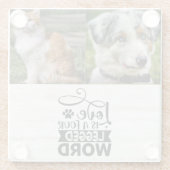 Personalisierter Untersetzer mit zwei Fotos (Rückseite)