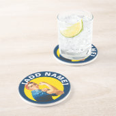Personalisierter Untersetzer Rosie Riveter Empower (Seite)