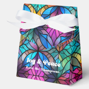 Personalisierter Urlaub aus verkettetem Glas Geschenkschachtel