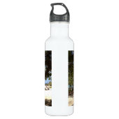 Personalisierter Urlaub Bild Wasser Flasche Edelstahlflasche (Rückseite)