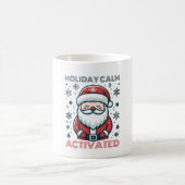 Personalisierter Urlaub Calm Santa Kaffeetasse (Mittel)