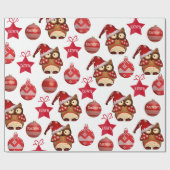 Personalisierter Urlaub Geschenkpapier (Flach)