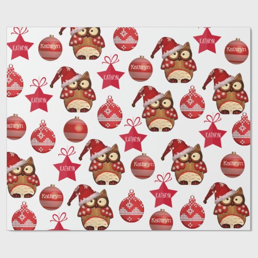 Personalisierter Urlaub Geschenkpapier (Flach)