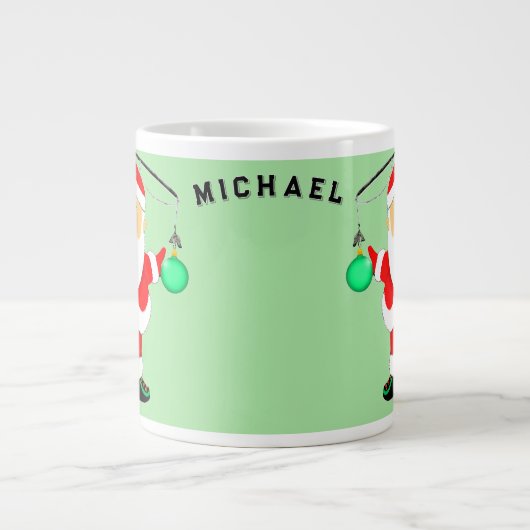 Personalisierter Urlaub Jumbo-Tasse (Vorderseite)