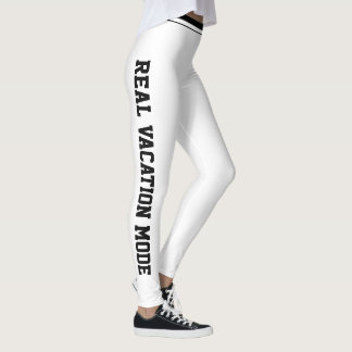 Personalisierter Urlaub Klassisches Pulverweiß Sch Leggings