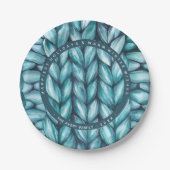 Personalisierter Urlaub Pappteller (Vorderseite)