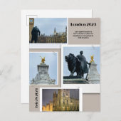 Personalisierter Urlaub Postkarte (Vorne/Hinten)