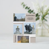 Personalisierter Urlaub Postkarte (Stehend Vorderseite)