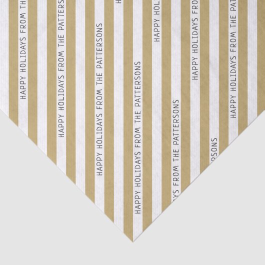 Personalisierter Urlaub Streifen | Editierbare Far Seidenpapier (Ausschnitt)