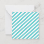 Personalisierter Urlaub Vintage Geschenkverpackung Mitteilungskarte (Rückseite)