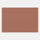 Personalisierter Urlaub wünscht, braun und blau Geschenkpapier Set (Vorderseite 3)