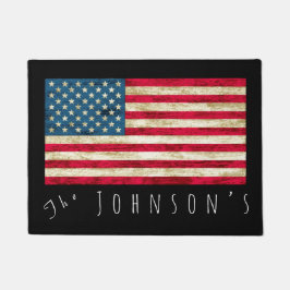 Personalisierter US-amerikanischer Staaten-Flaggen Fußmatte
