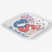 Personalisierter USA-Papierteller Pappteller (Gewinkelt)