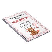 Personalisierter Valentinstag des Wasserbären Notizblock (Rechte Seite)