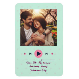 Personalisierter Valentinstag-Foto-Magnet Magnet