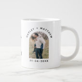 Personalisierter Valentinstag-Fotobecher Jumbo-Tasse (Rechts)