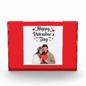 personalisierter Valentinstag Fotoblock (Vorderseite)