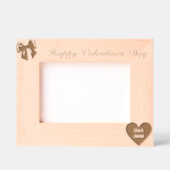 Personalisierter "Valentinstag" Geätzte Rahmen (Vorderseite)