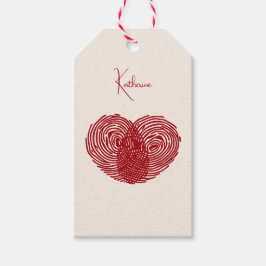 Personalisierter Valentinstag Geschenkanhänger