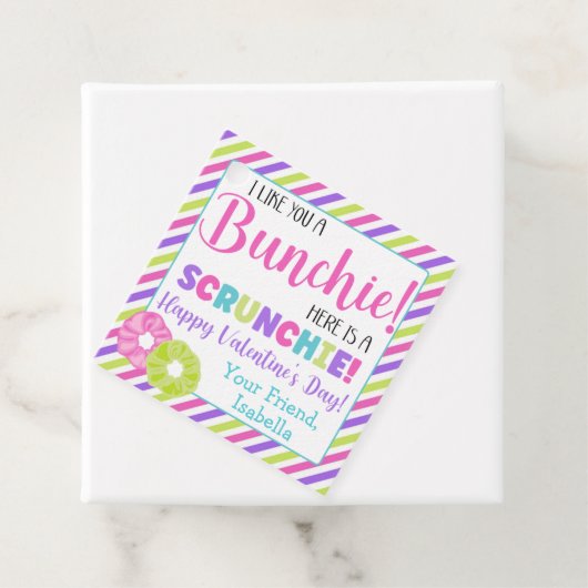 Personalisierter Valentinstag Geschenkanhänger (Beispiel)