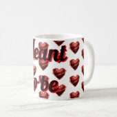 Personalisierter Valentinstag-Kaffeebecher Kaffeetasse (VorderseiteRechts)