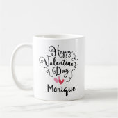 Personalisierter Valentinstag Kaffeetasse (Links)