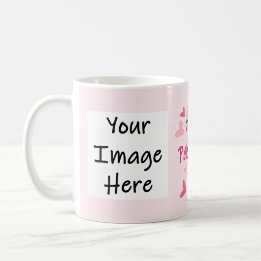 Personalisierter Valentinstag Kaffeetasse (Links)