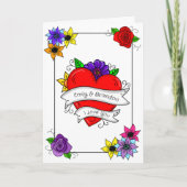 Personalisierter Valentinstag Karte (Vorderseite)