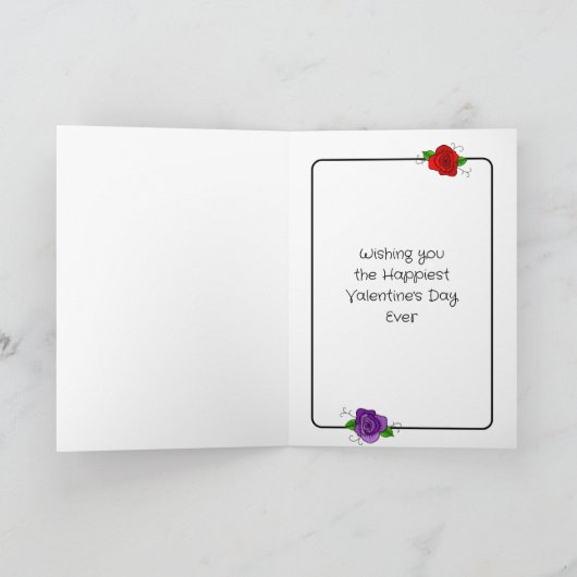 Personalisierter Valentinstag Karte (Innenseite)