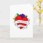 Personalisierter Valentinstag Karte (Gelbe Blume)