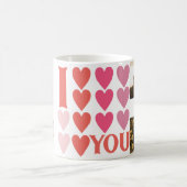 Personalisierter Valentinstag Romantische Tasse (Mittel)
