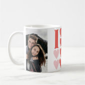 Personalisierter Valentinstag Romantische Tasse (Links)