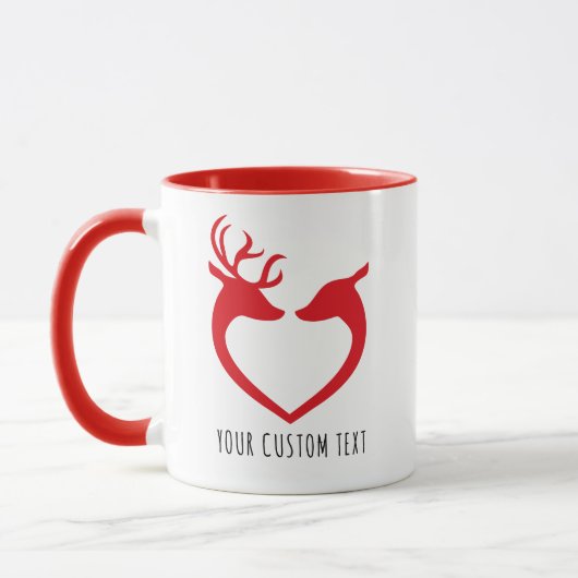 Personalisierter Valentinstag Tasse (Links)