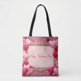 Personalisierter Valentinstag Vollausdruck Tasche