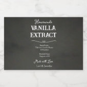 Personalisierter Vanilla Extract Alkoholflaschenetikett (Einzelnes Label)