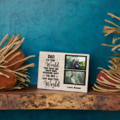 Personalisierter Vater 2 Picture Vater Sie sind di Fotoplatte (Seite)