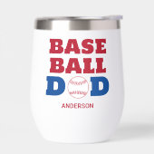 Personalisierter Vater Baseball (Links)