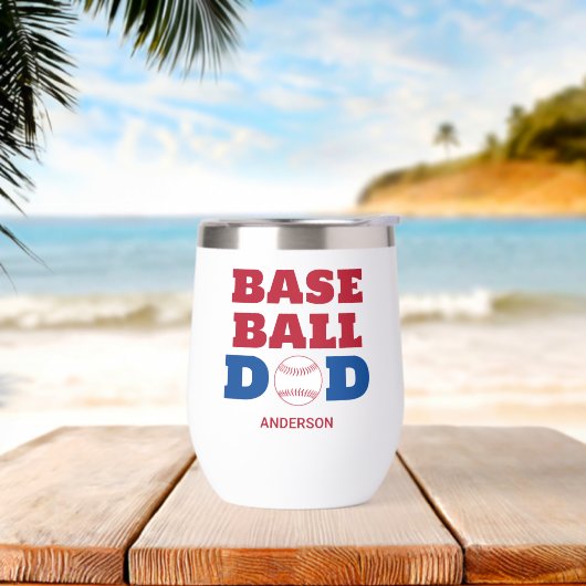 Personalisierter Vater Baseball (Strand)