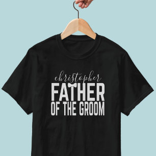 Personalisierter Vater des Groom-Hochzeitssängers T-Shirt