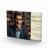 Personalisierter Vater des Jahres seit Gold Fotoblock (Rechts)