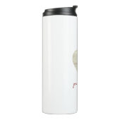 Personalisierter Vater Du bist mein herdischer Tum Thermosbecher (Nach links gedreht)